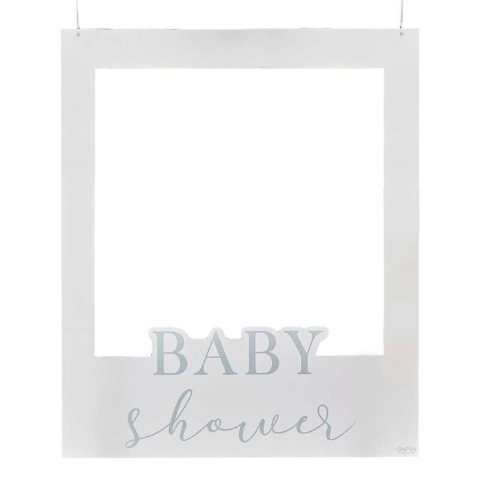Hello Baby Photo Booth Frame Off White