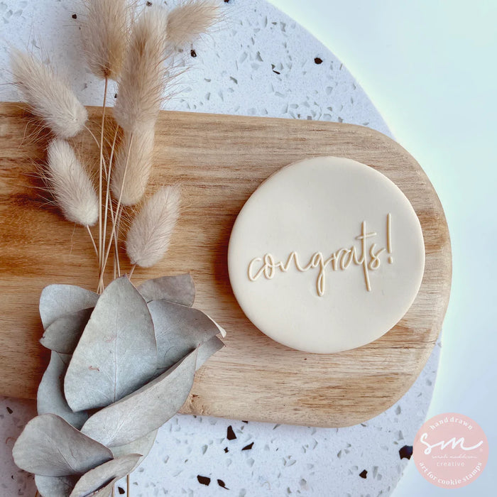 Congrats! Cookie Stamp