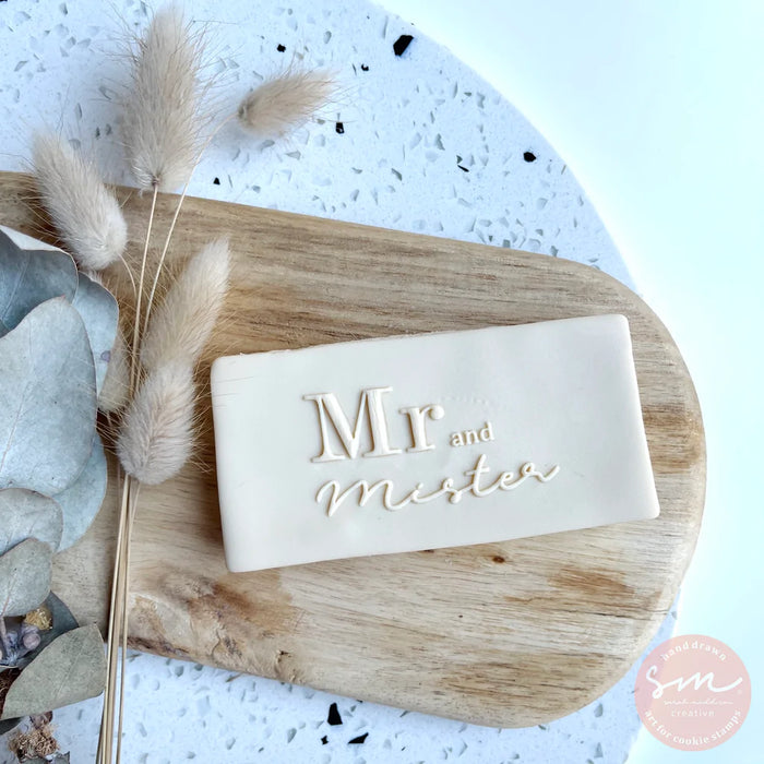 Mr and Mister Cookie Stamp