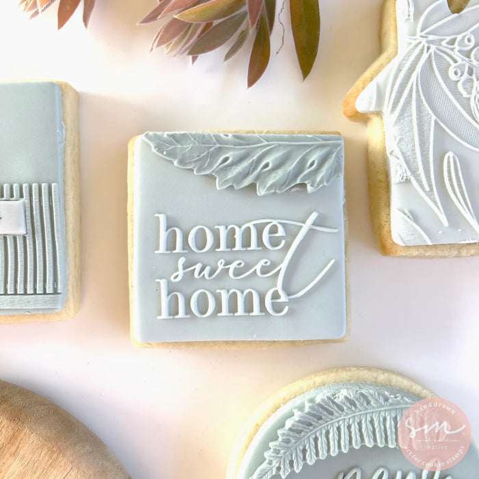 Home Sweet Home Cookie Stamp