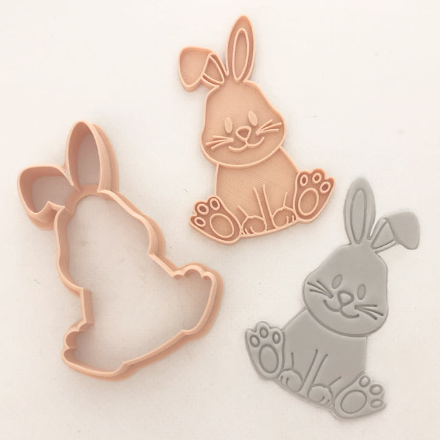 Little Biskut Cute Bunny Cutter & Embosser Set