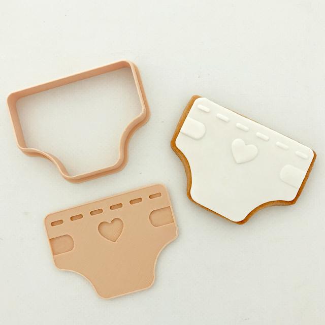 Little Biskut Nappy Stamp and Cutter Set