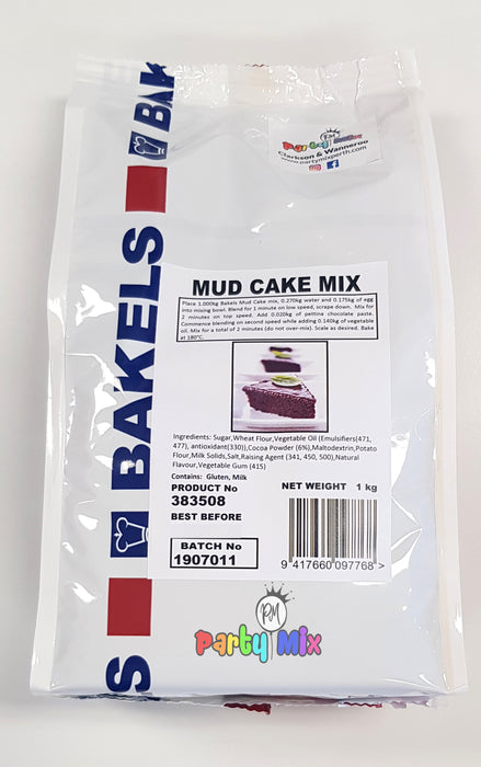 Bakels Mississippi Chocolate Mud Cake Mix 1kg