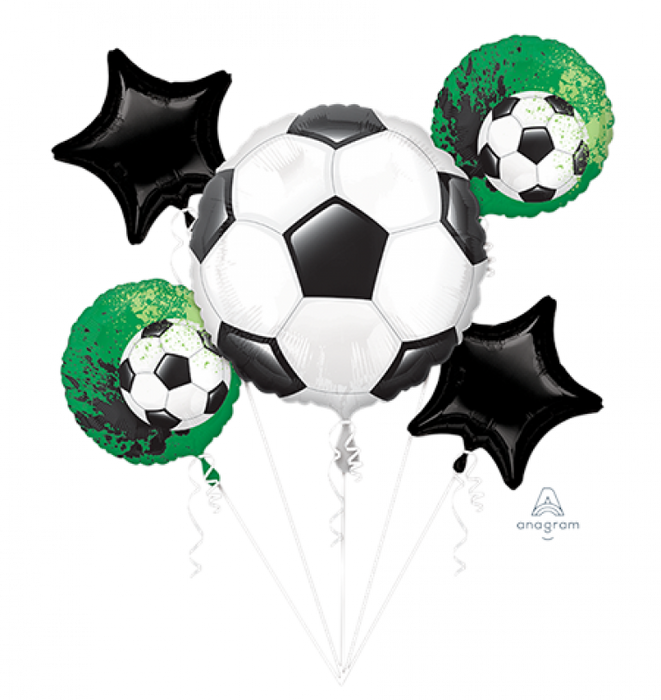 Soccer Foil Balloon Bouquet
