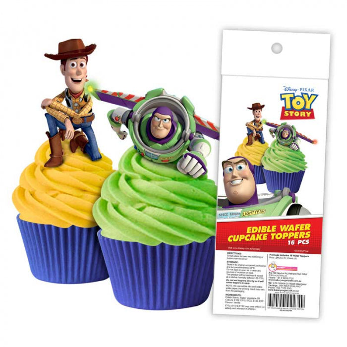 Toy Story Cupcake Wafer Toppers 16pcs