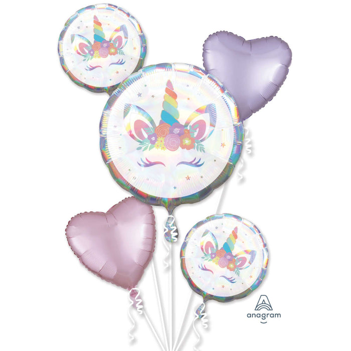 Unicorn Foil Balloon Bouquet